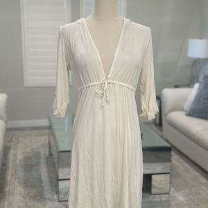 Lucy Love Women's Printed V-Neck Resort Dress (size Medium)